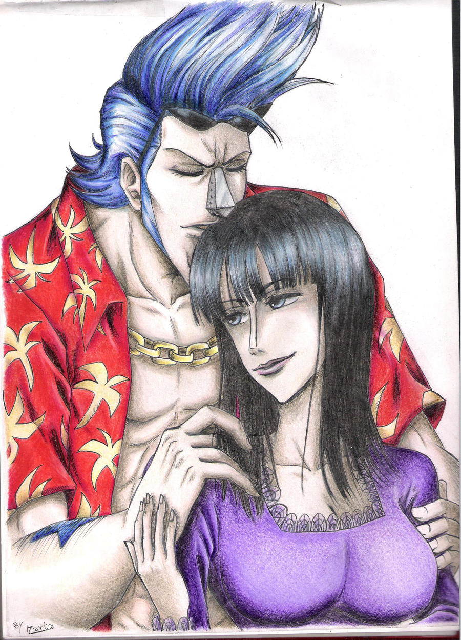 franky and robin... :3