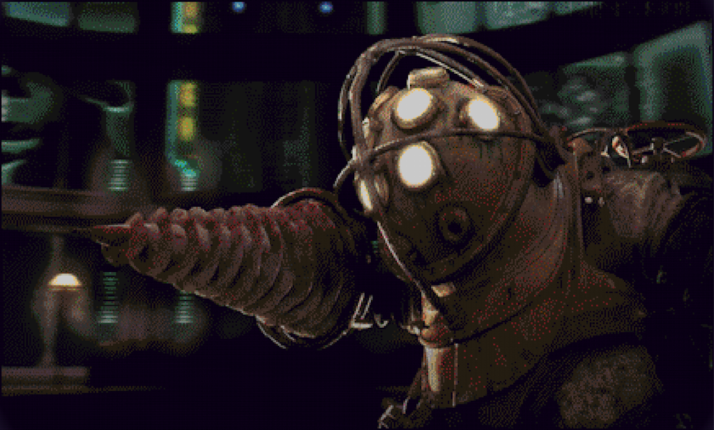 Bioshock Pixel Designs Bioshock Minecraft Pixel Art