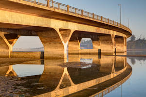 Alsea Bay Bridge Reflection