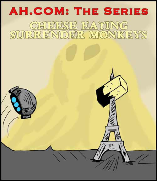 Cheese Eating Surrender Monkey by Alex-Claw on DeviantArt