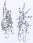Jillian And Talbit by CoyotesLaugh