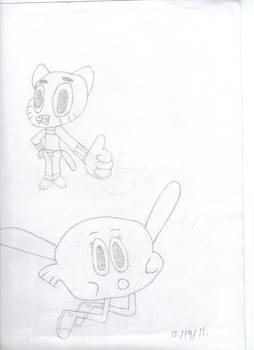 gumball gets a thumbs up