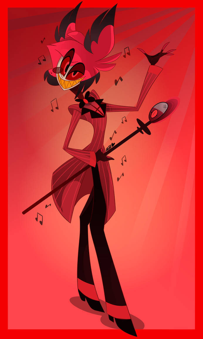 Hazbin Hotel Alastor Poster By Palettepainter On Deviantart