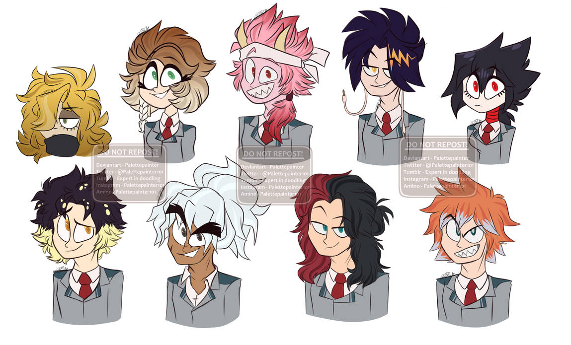 My Hero Academia: Next students of Class 1A by Palettepainter101 on ...