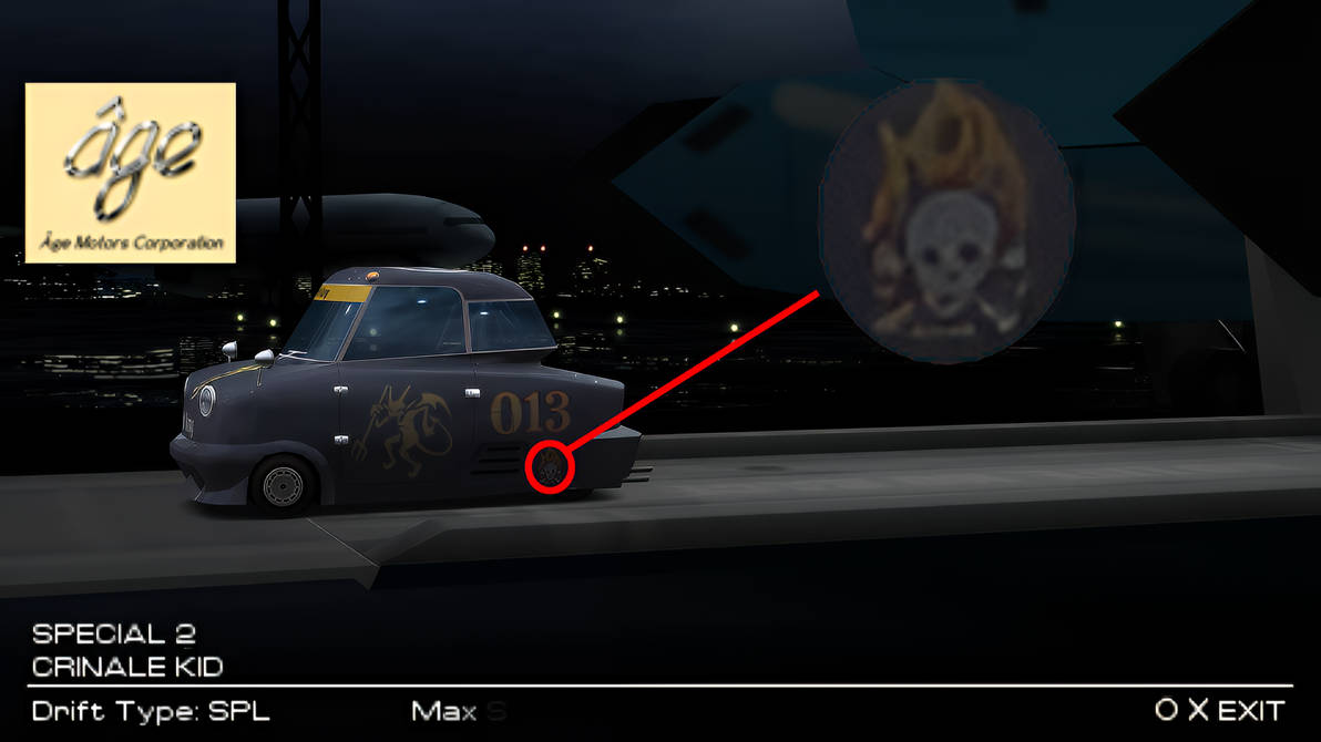 Mysterious Decal in RR2 (PSP)