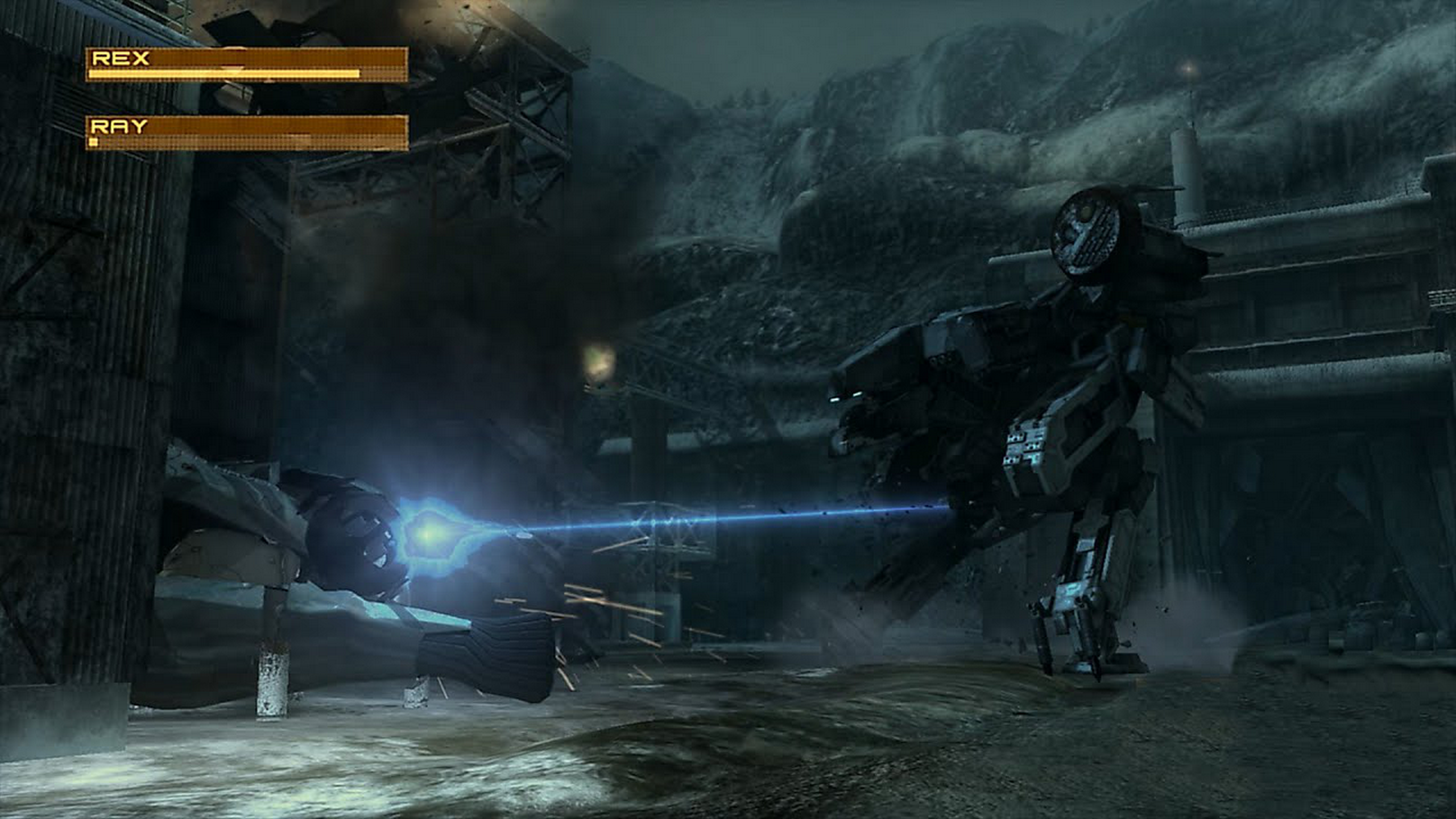 Metal Gears of War - Rex v Ray in 4K