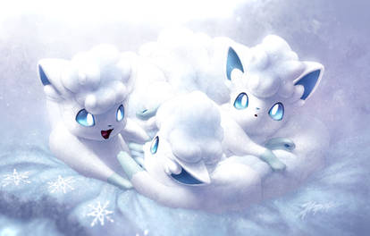 Frosty foxes