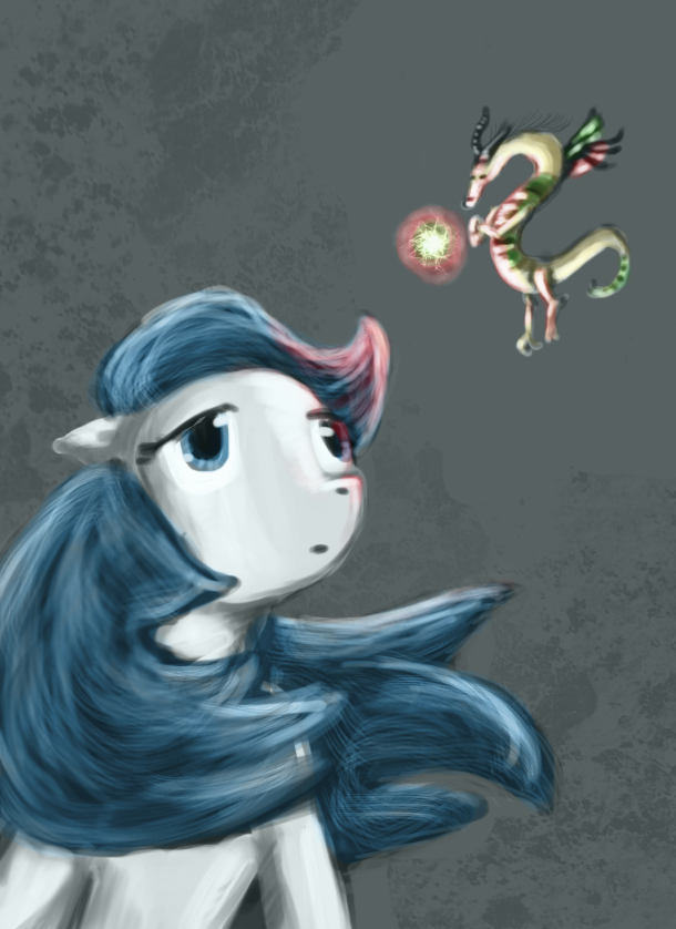 The pony and the dragon