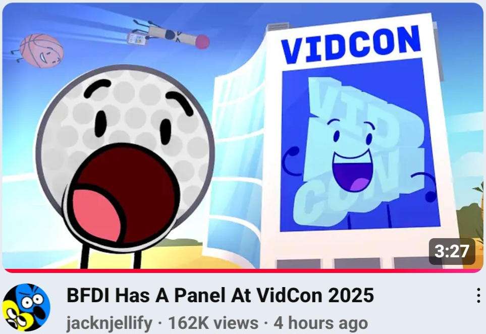 Bfdi Panel BFDI Has A Panel At VidCon 2025 by elijahthack12 on DeviantArt