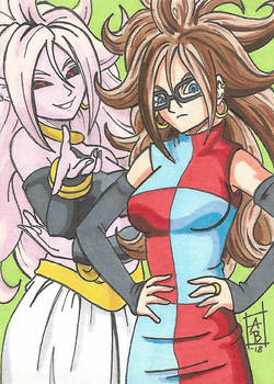 Android 21 x Majin Android 21