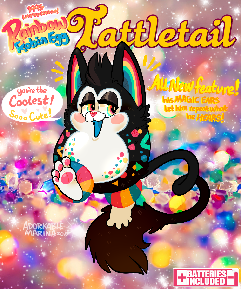 [Tattlesona] 1995- Rainbow Robin egg Tattletail