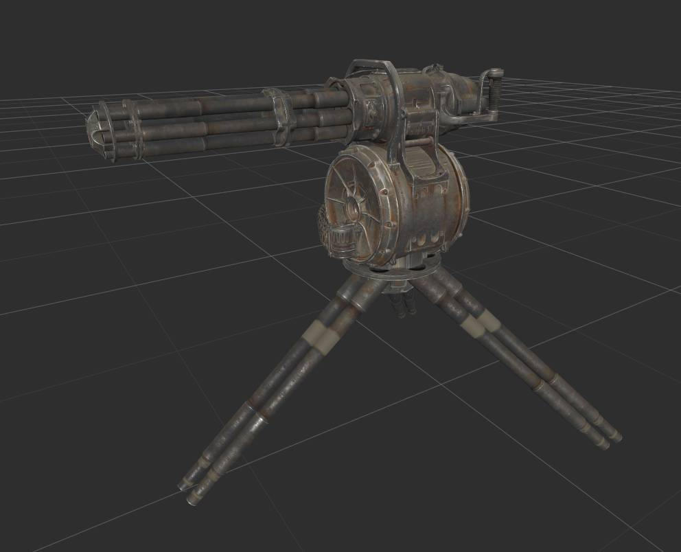 Mini Gun Support Defense minigun by Raptore1917 on DeviantArt