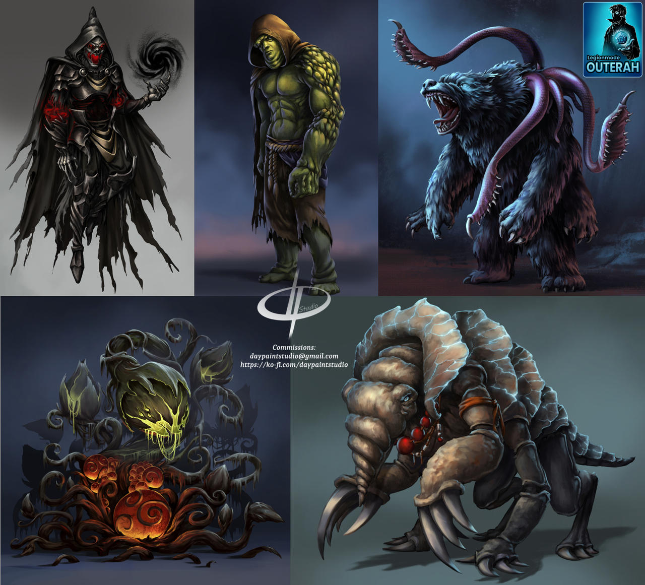 Monsters by DayPaintStudio on DeviantArt