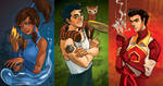 Legend of Korra mini pin-ups by yume-darling