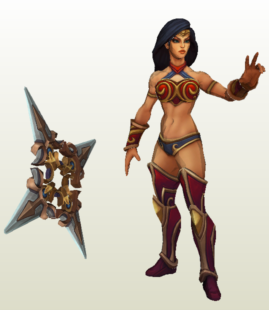 Sivir Spectacular Papercraft