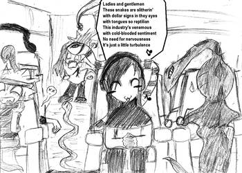 Orochimaru on a plane