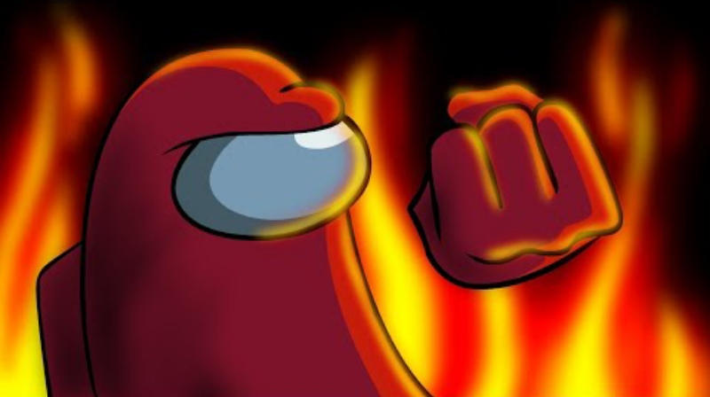 Among Us: Impostor With Fire Powers! by DarkAlphaSL on DeviantArt