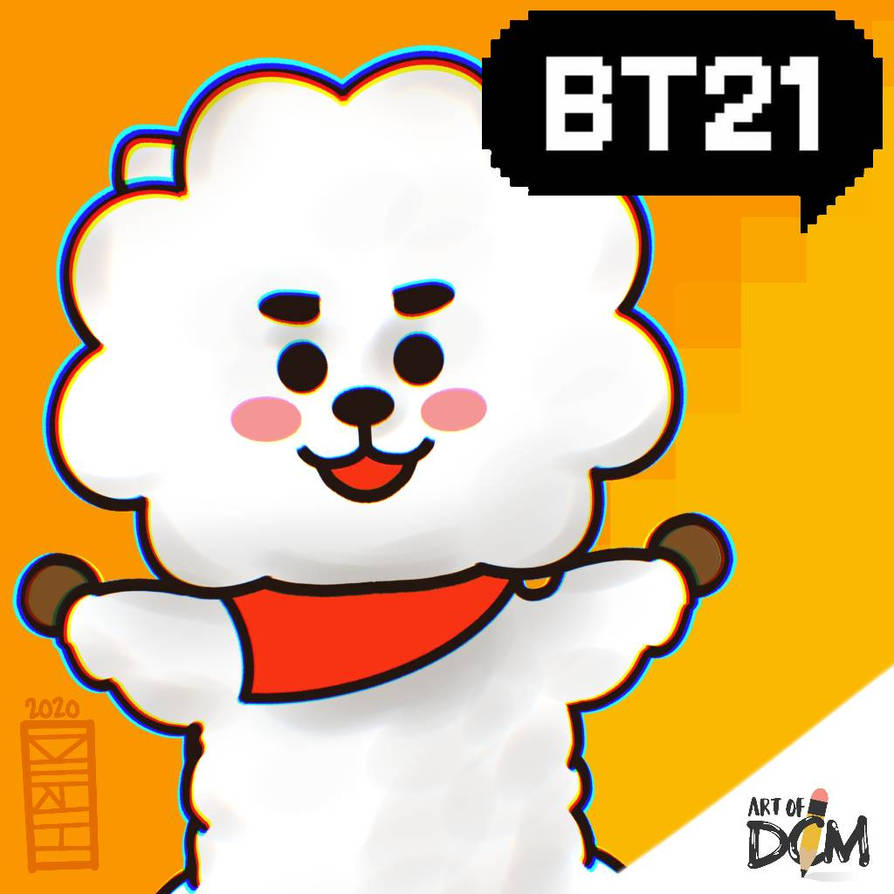 Bt21 Rj Draw BT21 RJ by NicNik18 on DeviantArt