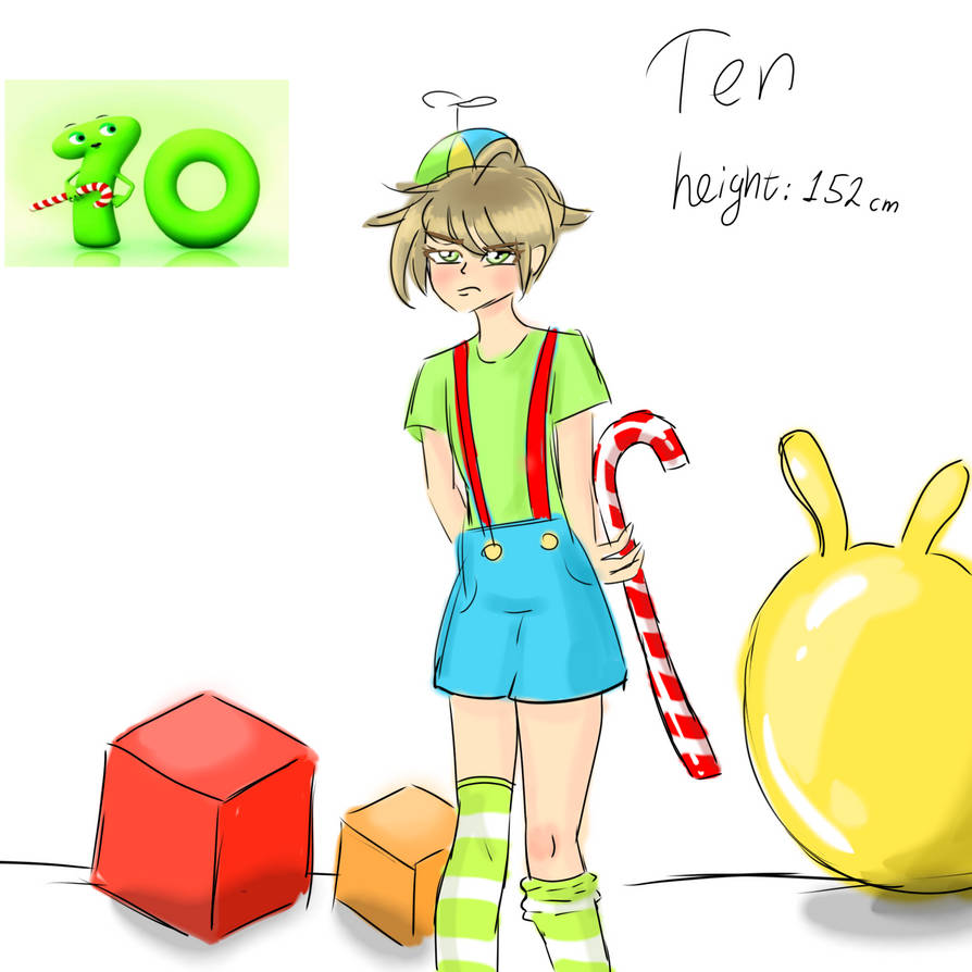 Charlie 10 Number 10 from Charlie and the numbers by isoxazole on DeviantArt
