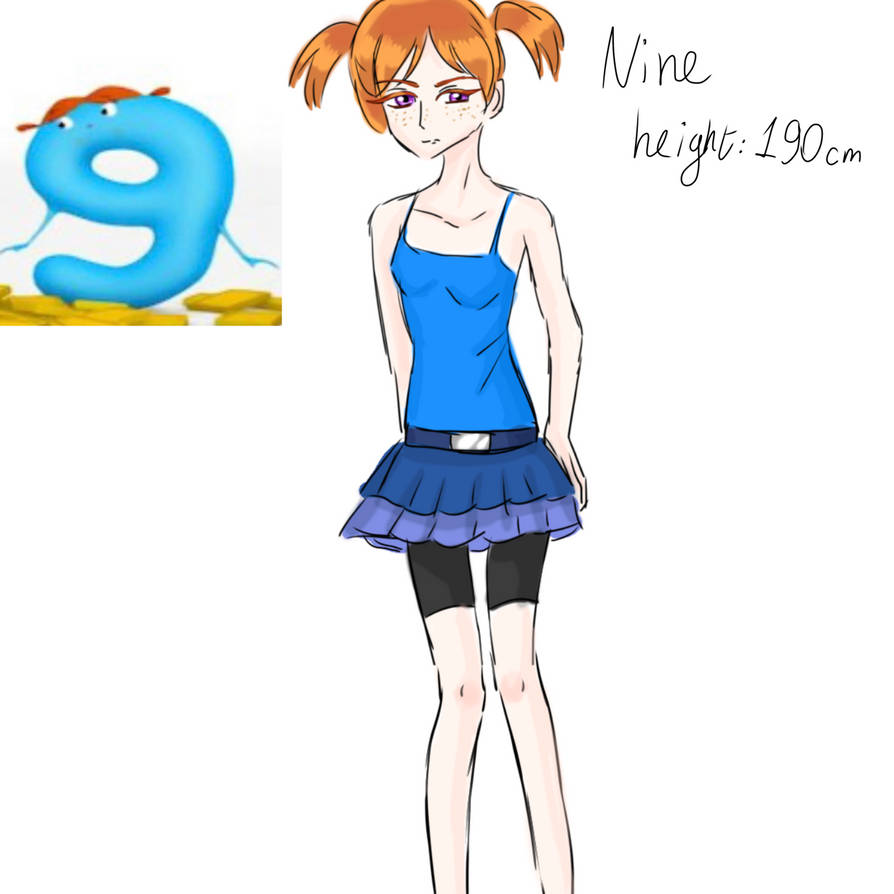 Charlie Numbers 9 from Charlie and the Numbers by isoxazole on DeviantArt