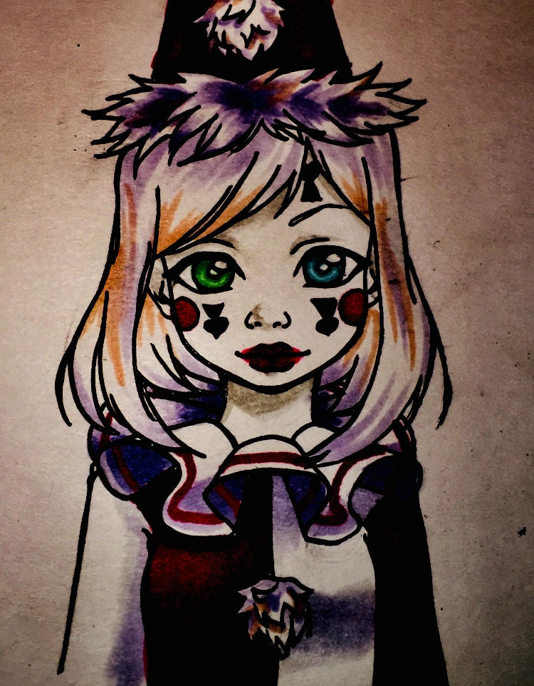 Yashiru The Clown Dark Version By Momiji Kajiwara On Deviantart