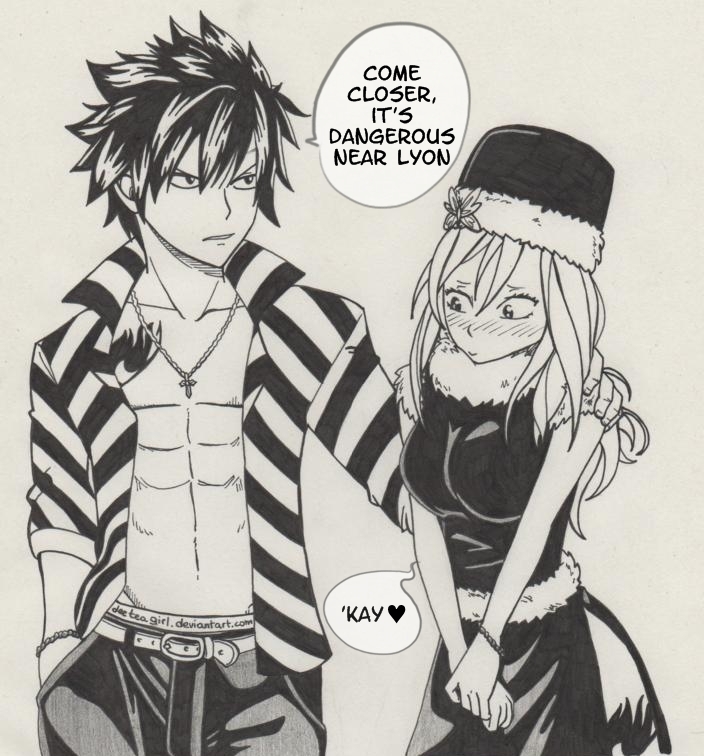 Fairy Tail, Gray is... jealous?