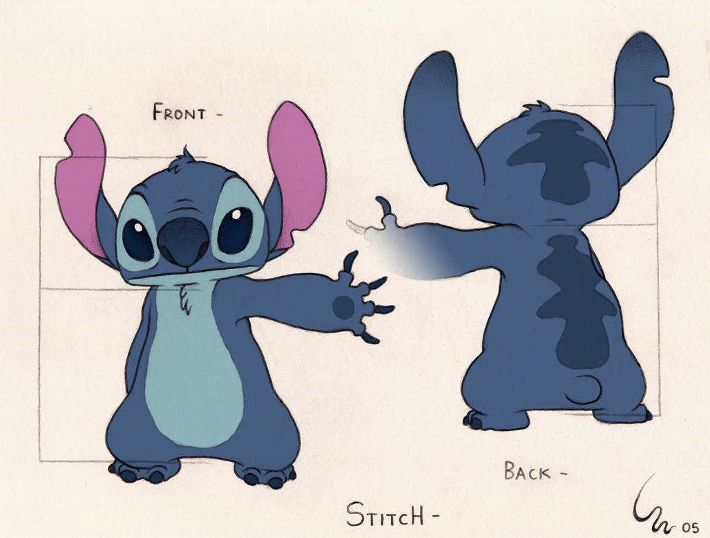 Character Guide Line - Stitch by Ribera on DeviantArt