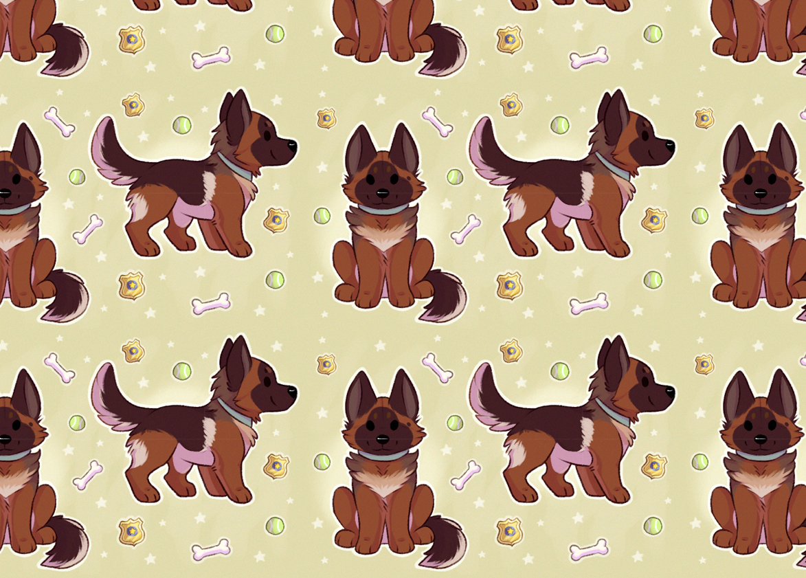 Tile Pattern for Pit-bully #2