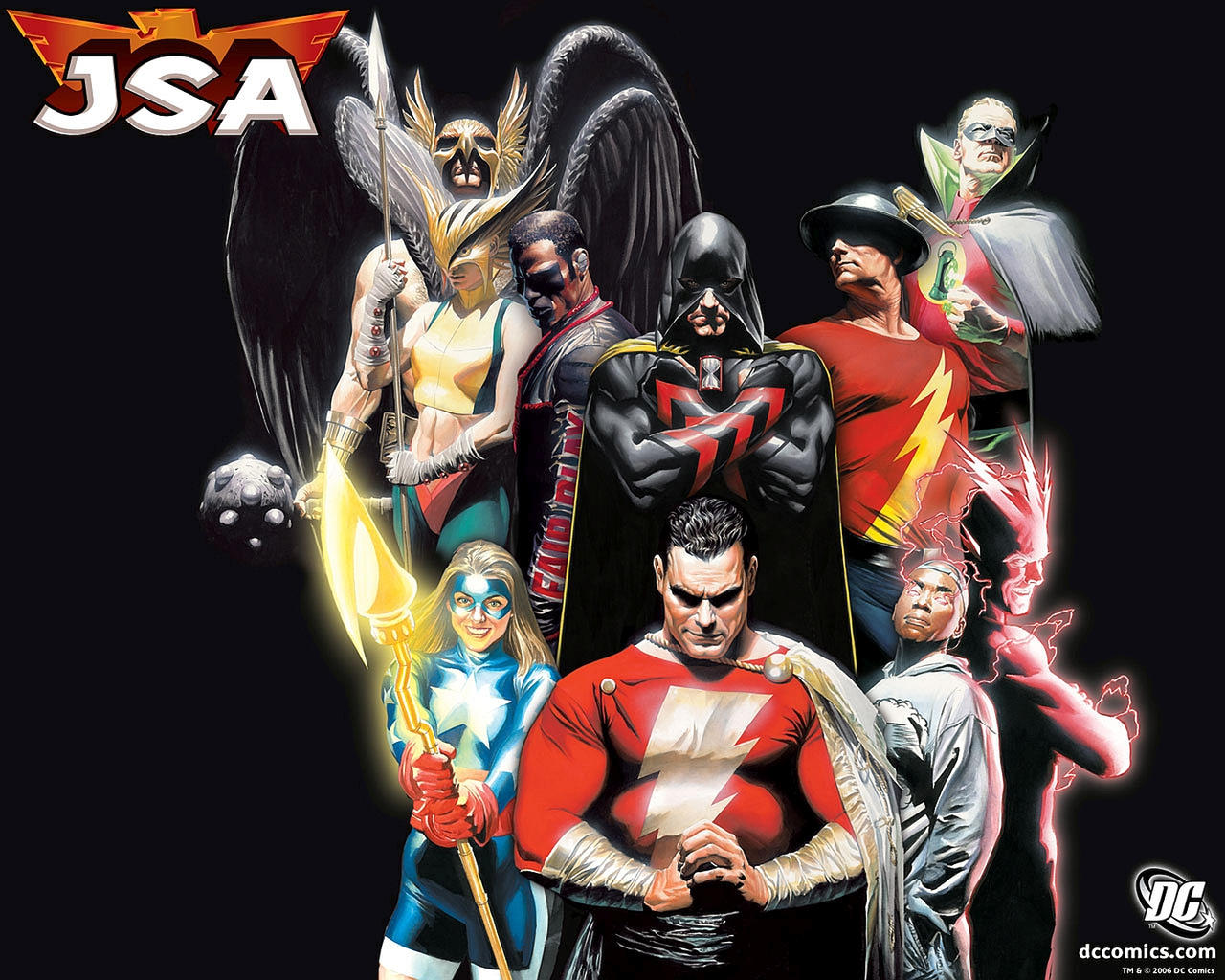 Justice Society of America Wallpapers Collection ( by lover4428 on  DeviantArt