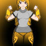 FN@FxRWBY: Yang Xiao Long concept: Colored. 