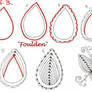 How to draw Paisley Leaf 03 Foulden
