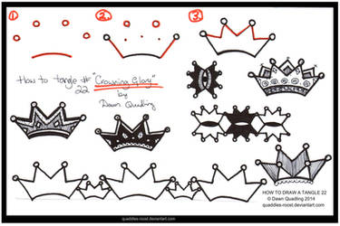 How Tangle 22  Crowning Glory quaddles-roost