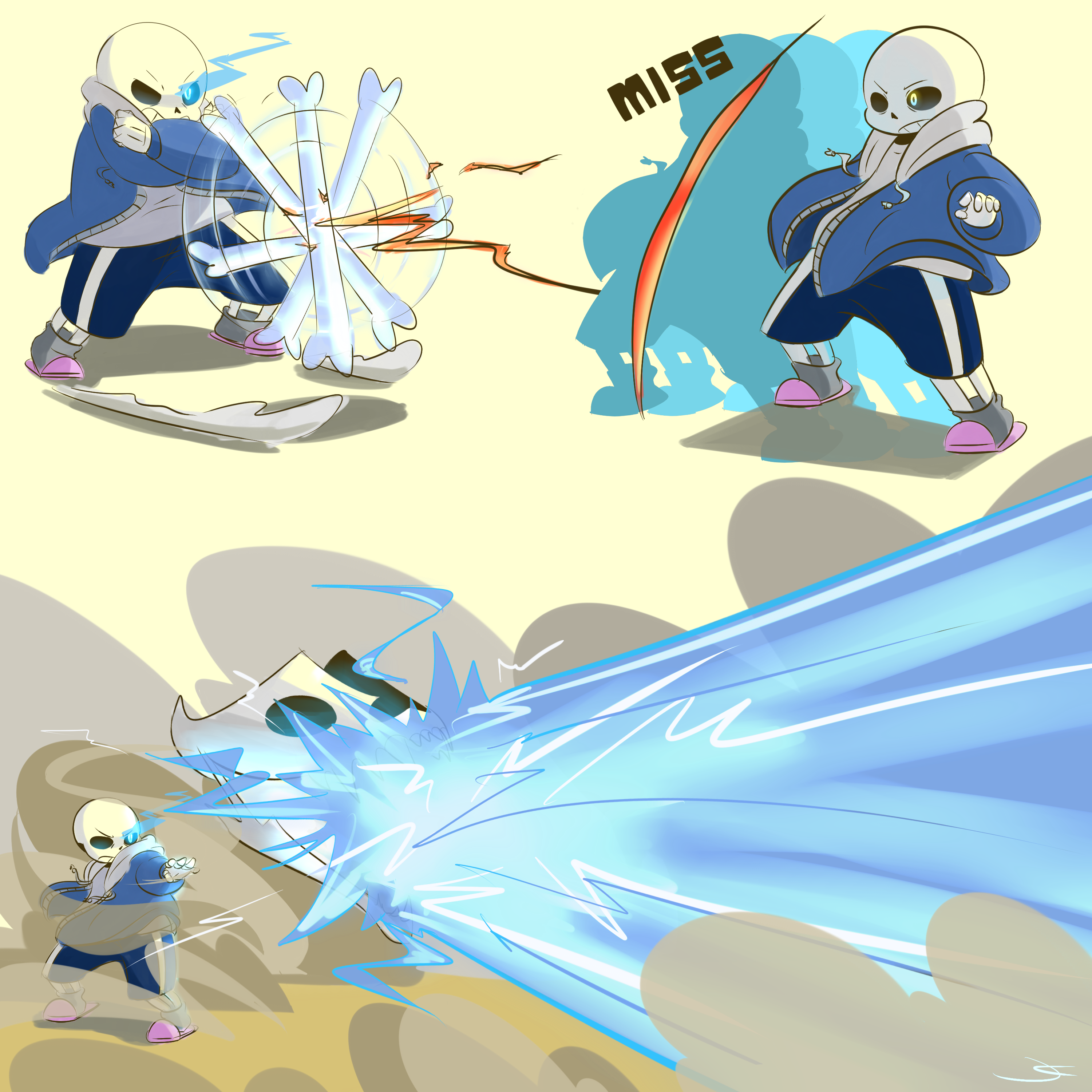 Sans' Actions