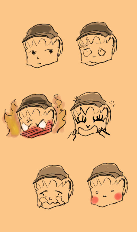 Grumpy Chibi Faces Chibi Faces by DoubleDragn on DeviantArt