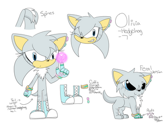 Olivia the Hedgehog Reference Sheet