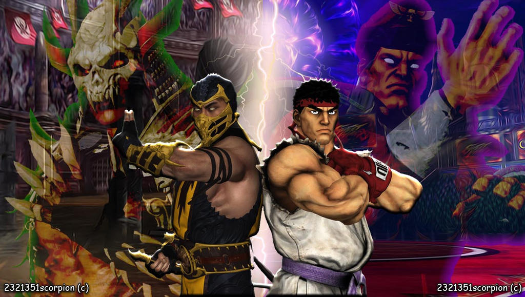 Mortal Kombat vs. Street Fighter by RyuKangLivesAgain on DeviantArt