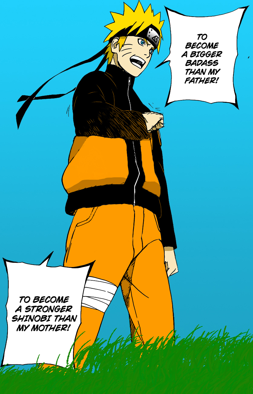 Colored Naruto from Manga by DasLichtTrager on DeviantArt