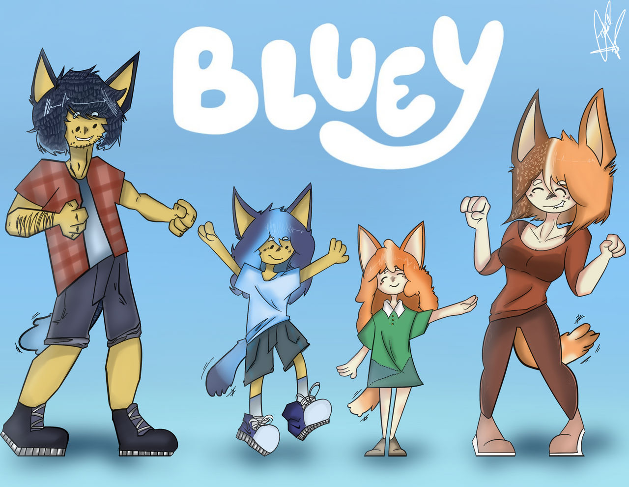 Bluey Adventure Deviantart Bluey by TebaMohammedA on DeviantArt