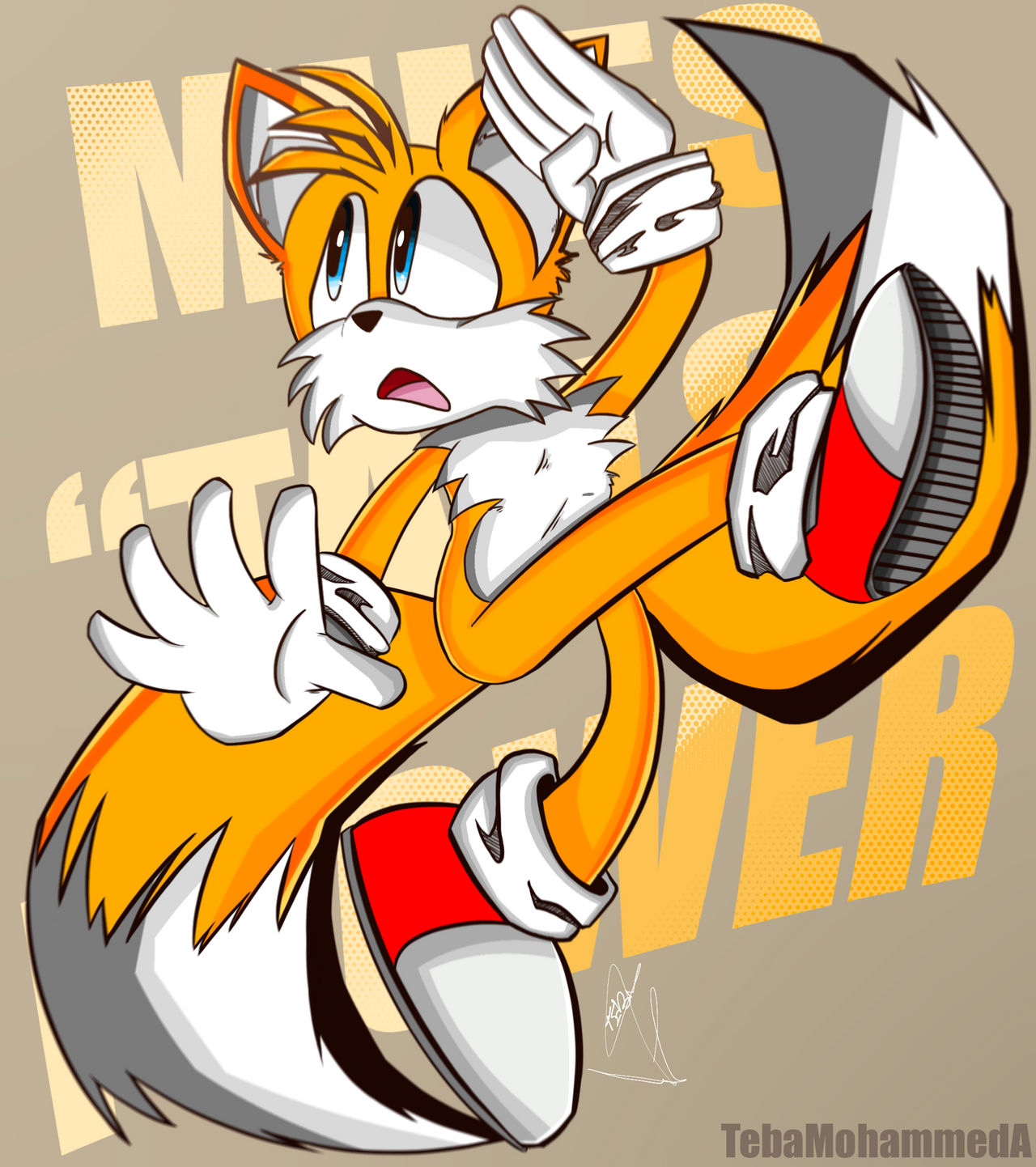 Tails Inventor Miles Tails Prower by TebaMohammedA on DeviantArt