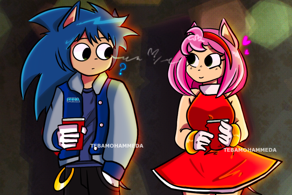 Classic Sonamy by Giihzinha on DeviantArt