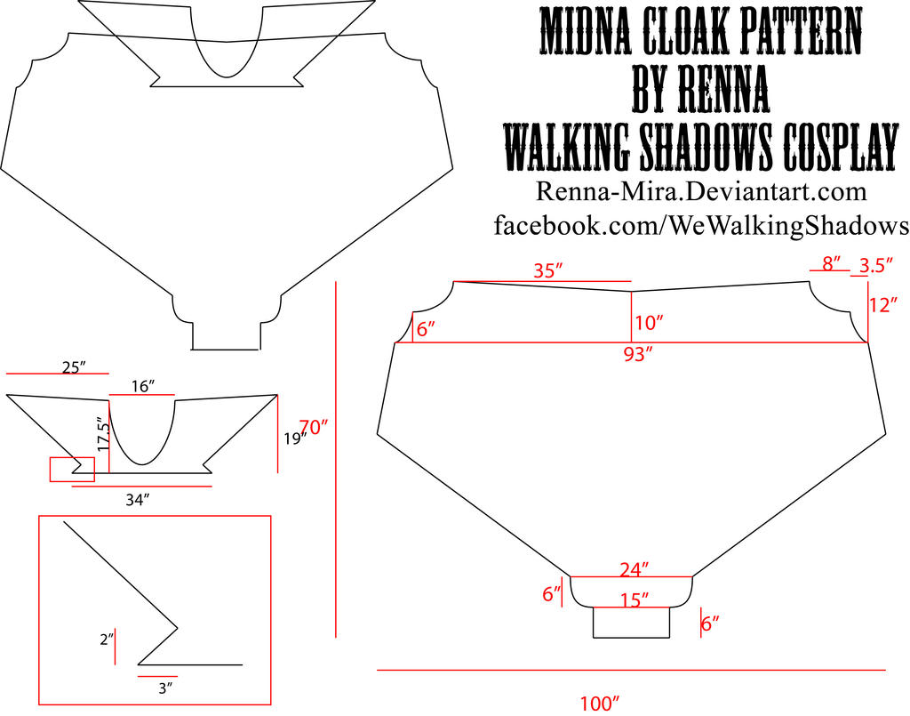 Midna Cloak Pattern