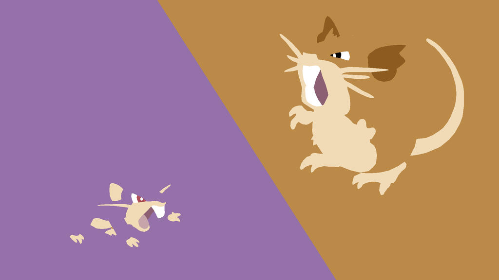 Rattata Minimalism by CobaltNick on DeviantArt