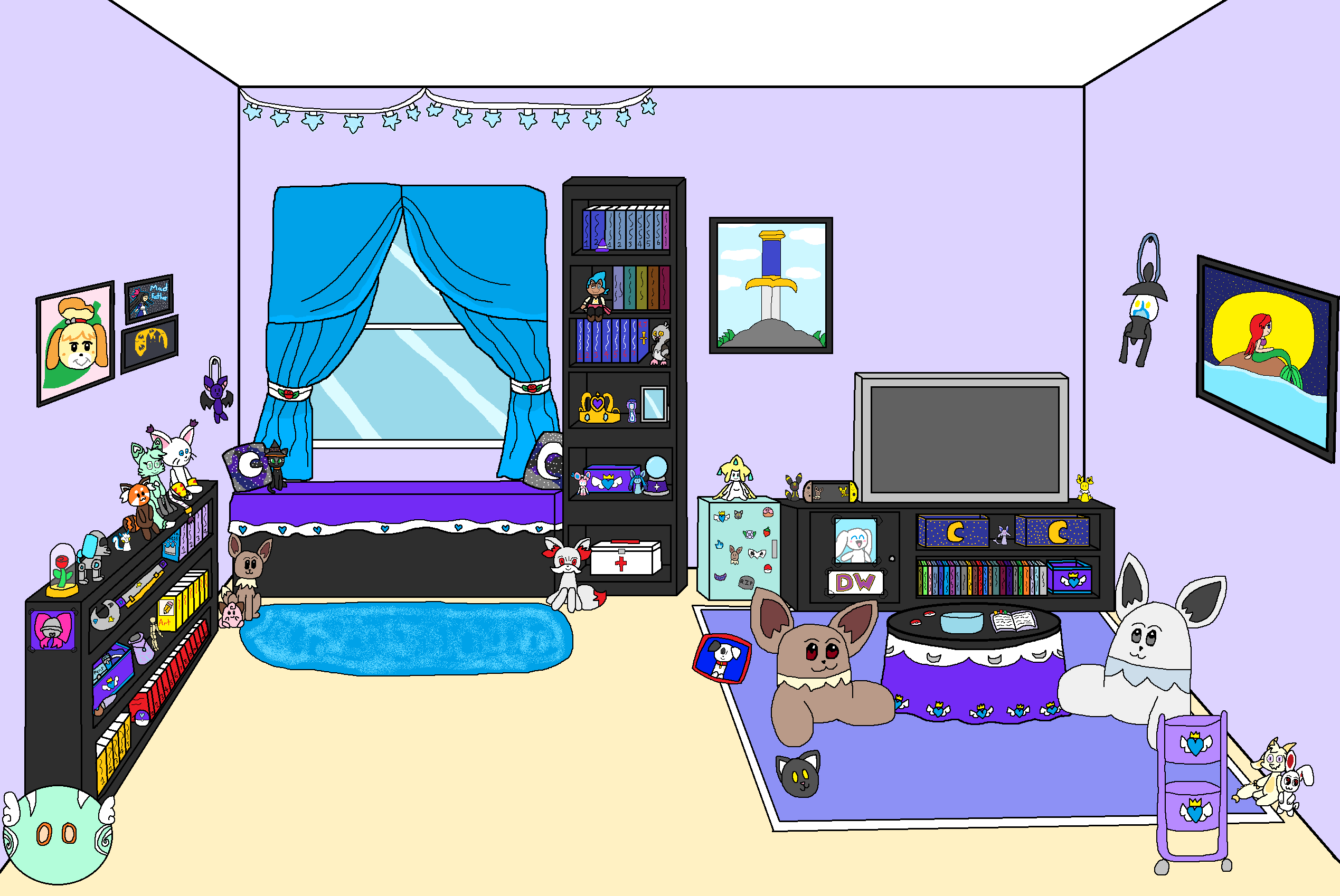 Wing's Bedroom part 2 by angelthewingedcat on DeviantArt