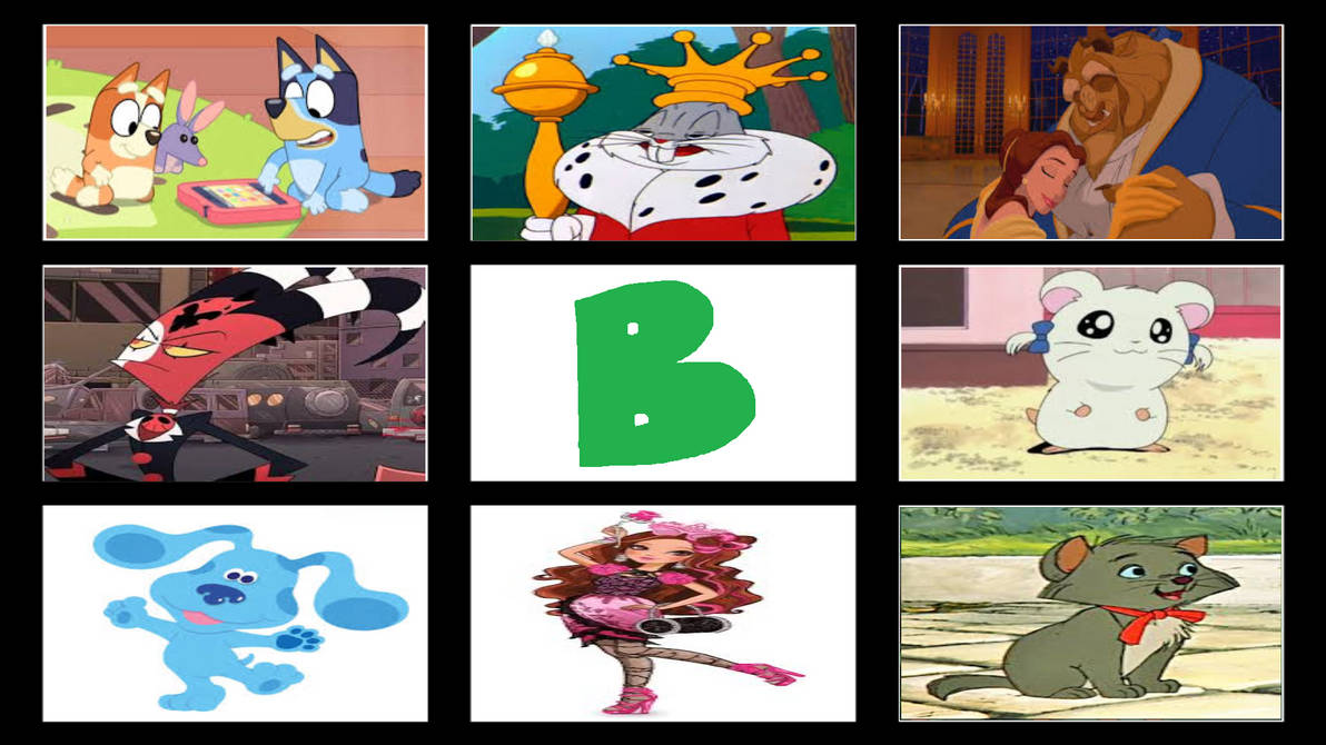 ATWC's Favorite Letter B Characters Meme by angelthewingedcat on DeviantArt