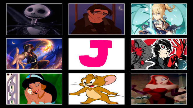 ATWC's Favorite Letter J Characters Meme