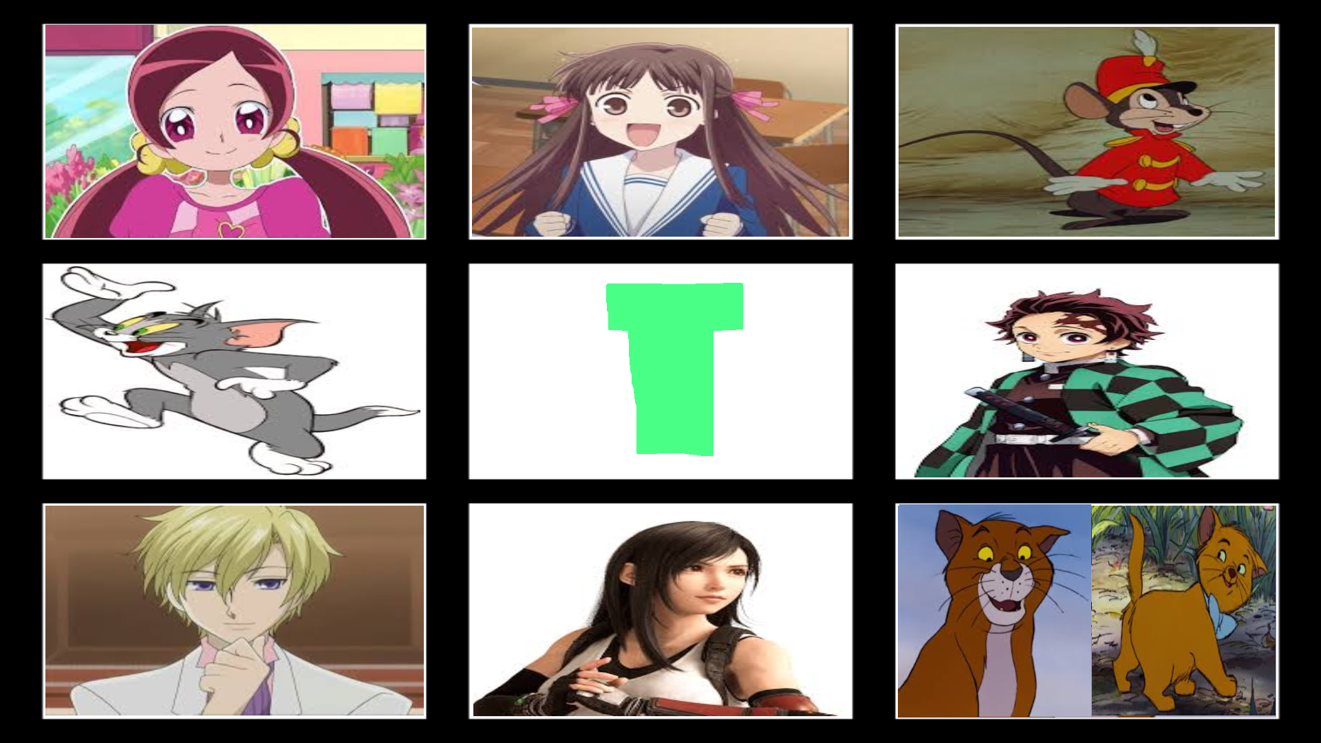ATWC's Favorite Letter T Characters Meme by angelthewingedcat on DeviantArt