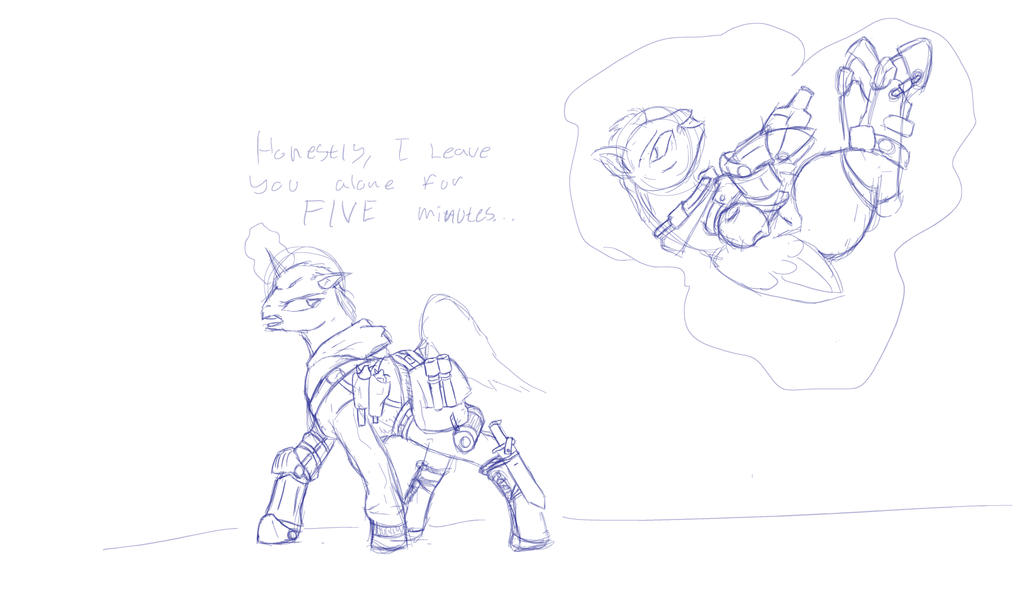 Pegasi do two things in the wasteland.... by AlexandrZaytsevet