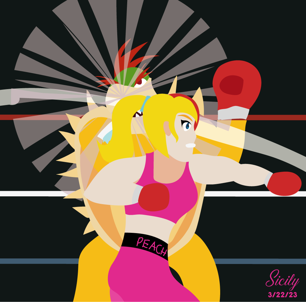 Peach Doing the Dempsey Roll by lonewolf-45 on DeviantArt