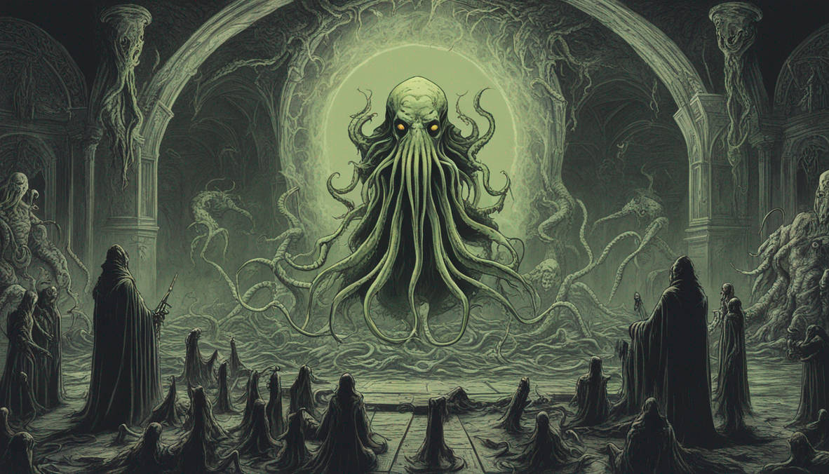 Cthulhu, cult, Ritual by Dedzik95 on DeviantArt
