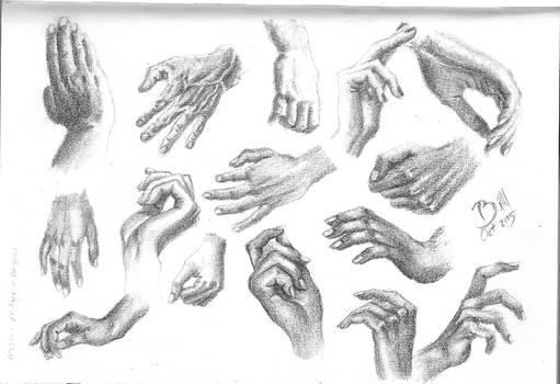 Hands Sketches - Bocetos Manos